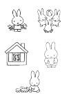 Miffy plate images for tasks 1